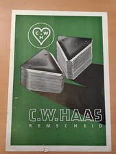 c.w. haas remscheid messerbalken Prospekt traktor brochure 38