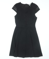 H&M Damen Kleid schwarz XS
