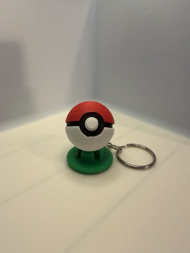 Pokeball schlüsselanhänger - pokeball,