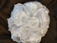 Schleife  weißHaarschmuck Kommunion Hochzeit