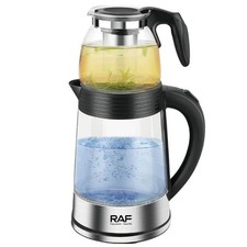 Teekocher elektrische Teemaschine Wasserkocher Teekanne Caydanlik Edelstahl 2,2L