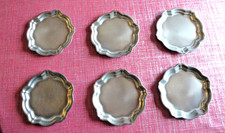 6 tlg. Zinn - Untersetzer Set