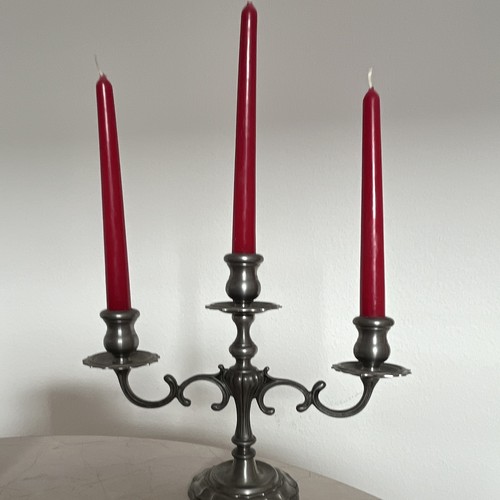 Armiger kerzenhalter zinn - 3-armiger,