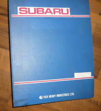 Subaru Serie XT WERKSTATT HANDBUCH dicke Mappe Motor Fahrwerk 1985
