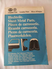 Original Audi VW Blechteile Katalog Käfer Bus Polo Derby Golf1 Typ3 1302 1303 