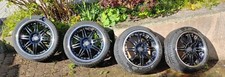 4 St Motec Antares Alufelge 7,5x18 LK 4x108 ET18 mit Reifen für Citroen Peugeot 