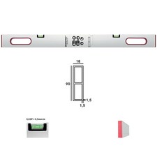 Richtlatte 200cm dewepro - richtlatte,