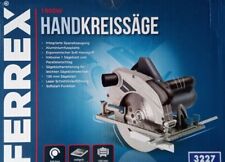 FERREX Elektro Handkreissäge mit Laser 1500W Softstart Spanabsaugung - NEU