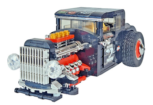 Ford hot rod - rod, retro