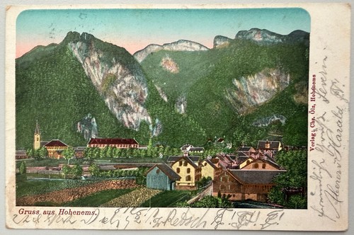 Gruss aus hohenems - ak,