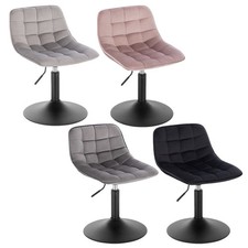 WOLTU 1/2x Barhocker Barstuhl 360° Drehbar Sitzhocker mit Rückenlehne Fußstütze