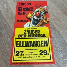 Circus Renz Berlin,     Zirkus Circo Cirque Cirkus Sirkus Plakat Poster Affiche 