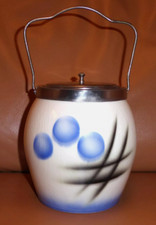 !!!! ART DECO CARSTENS - RHEINSBERG SCHÖNE DOSE SPRITZDEKOR KERAMIK !!!!