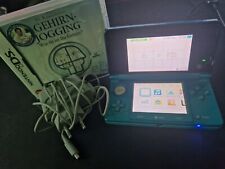 Nintendo 3DS Spielekonsole - Aqua Blau + Gehirn-Jogging