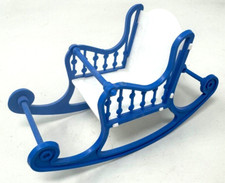 Puppen Schaukelstuhl Plastik Schaukelstuhl Puppenhaus Zubehör E. Schwenk