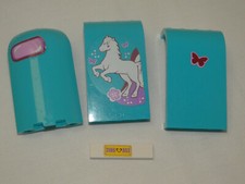 Lego beklebte Ersatzteile aus 3186 Pferdeanhänger 