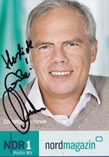 NDR MV *nordmagazin* Autogrammkarte #1 von CHRISTIAN SCHEWE