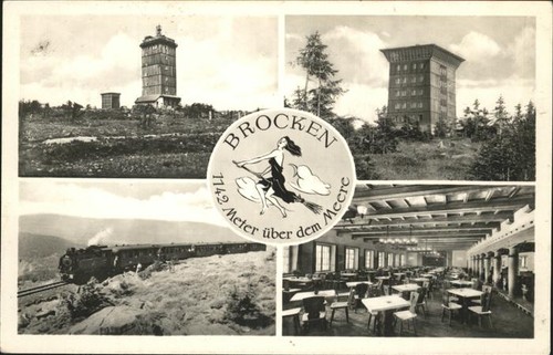 Brocken harz hexe besen - harz,