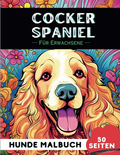 Cocker spaniel malbuch 50 - cocker,