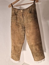 Damen Trachten - Lederhose, Sankt Moritz, Gr. 38, Kniebund, Hirschleder!
