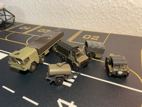 Unimog tankanhänger 87 h0 - +, 1:87