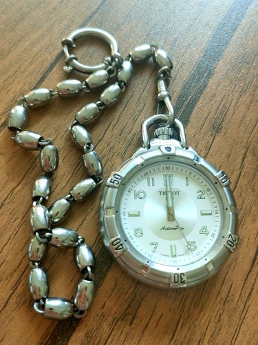 Tissot taschenuhr silber - tissot, mit