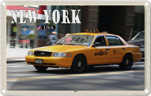 Blechschild 20x30 new york - cm,