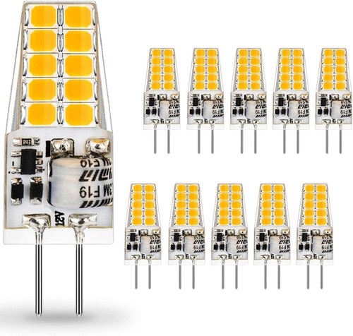 Led birnen 12v - 3w, warmweiß