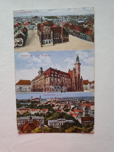 Ansichtskarte frankfurt der - ansichtskarte, an