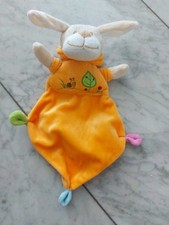 SUNKID SCHMUSETUCH HUND ORANGE Schnecke  Schnuffeltuch Kuscheltuch-wenig benutzt