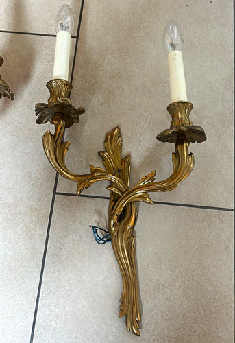 Flammige wandleuchte - 2x,