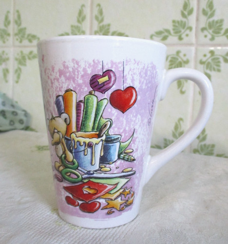 Vintage diddl tasse becher - tasse, h