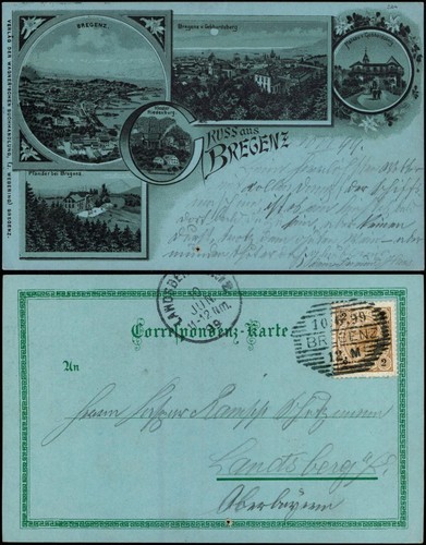 Ansichtskarte bregenz - ansichtskarte,