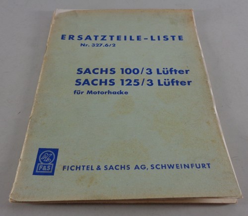 Teilekatalog sachs motor 100 - teilekatalog,