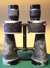 KRIEGSMARINE E. LEITZ  2. WK U-BOOT etc. DIENSTFERNGLAS f. Offiziere 7x50, schön