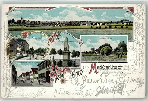 91459 w8531 markt erlbach 1902 - markt,
