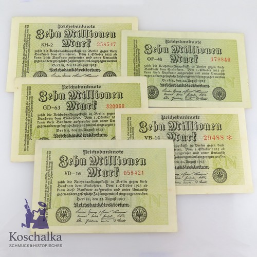Inflation banknoten 10 - banknoten,