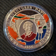 1000 Francs Farb Silbermünze