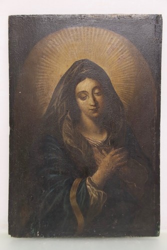 Antikes madonnen gemälde - gemälde, auf