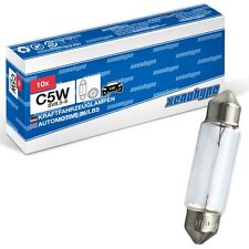 10x  XENOHYPE Classic Soffitte 12V 5W C5W SV8,5 37mm Kennzeichenbeleuchtung