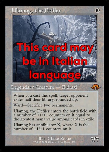 Mtg ulamog the defiler - the,