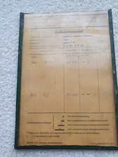 Deutsche Reichsbahn Kremmener Bahn Rufzeichentafel Fernsprecher