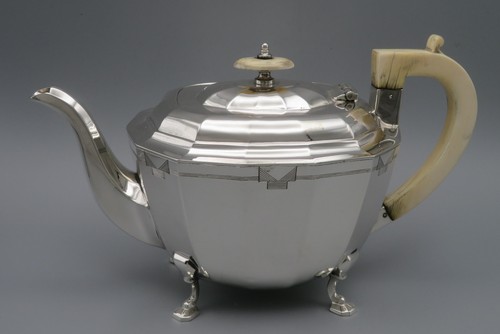 Art deco teekanne 925er - art,