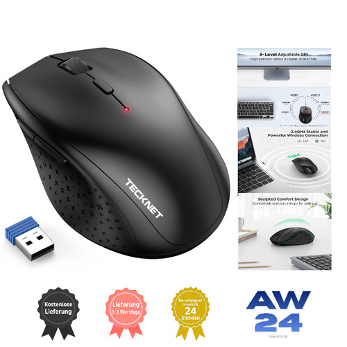 Kabellose maus 4800 dpi - maus, 2.4g