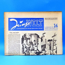 Junge Welt 08.04.1948 Geburtstag Hochzeit 8.4.1948 Tageszeitung 8. April