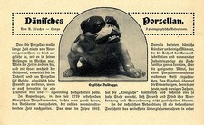 Dänisches Porzellan Die Königlichen Porzellanwerke in Kopenhagen 1908