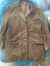 Trachtenlederjacke Wildleder