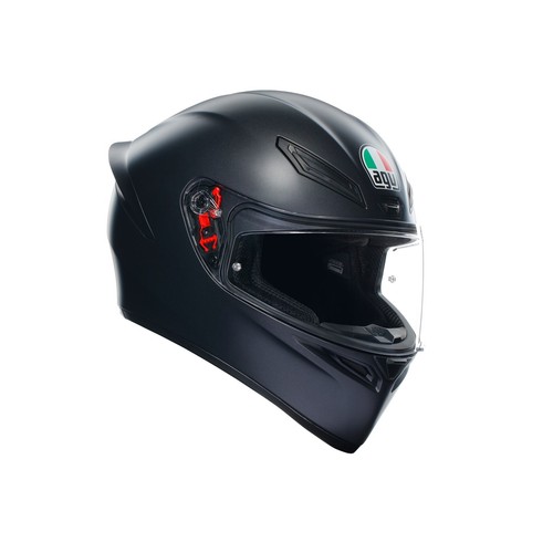 Helm agv solid matt black - solid,
