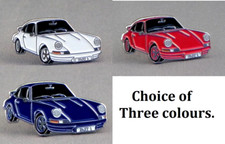 Porsche 911 Pin Anstecker. Rot