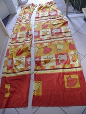 Gardinen Vorhänge Schals  Kinderzimmer gelb Tierenmotiv Löwe  Elefant Girafe (2M